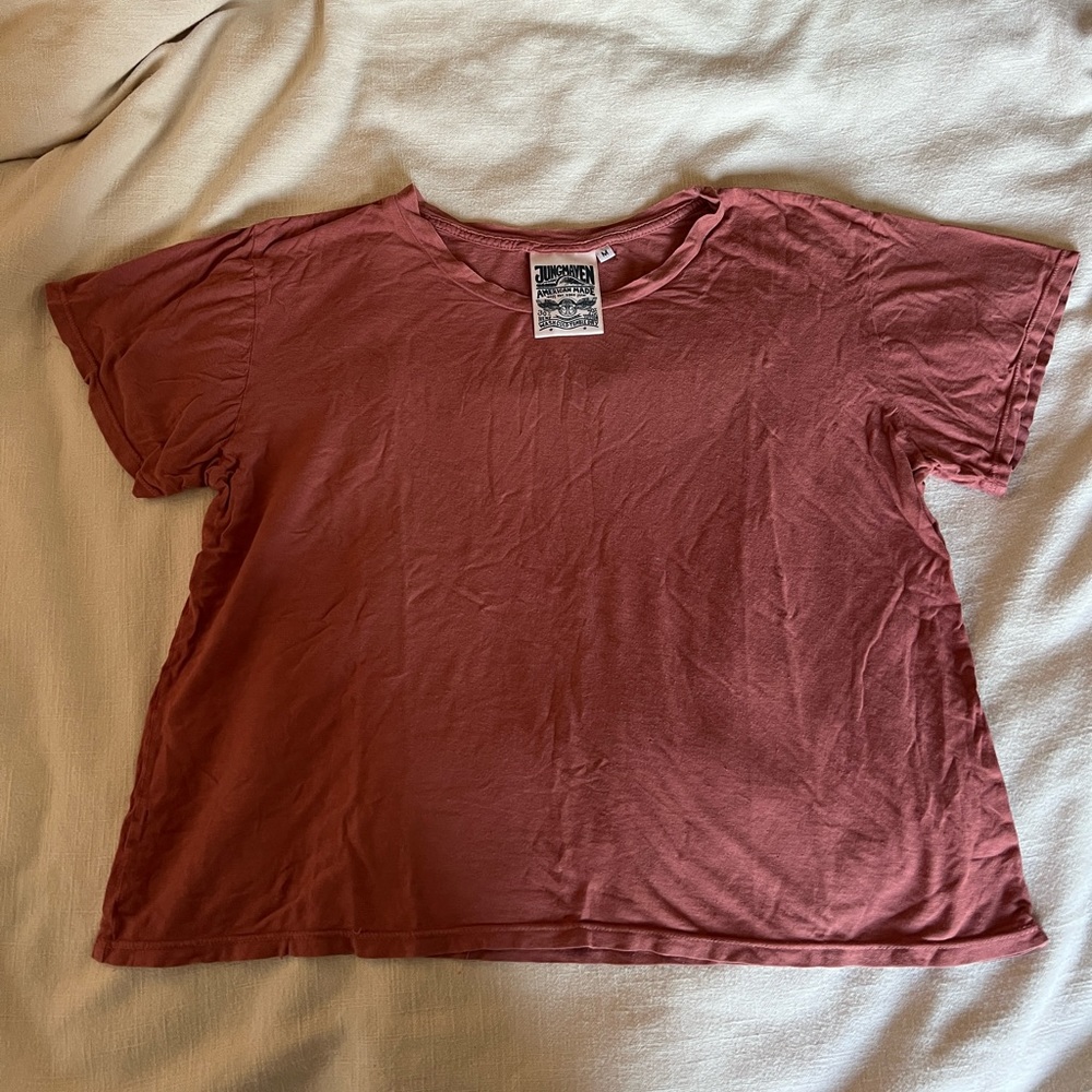 Jungmaven Cropped Ojai Tee Shirt